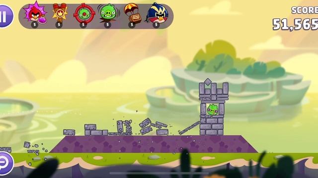 Angry Birds Reloaded: When Birds Fly - Level 9 (3 Stars) IOS Gameplay Walkthrough (HD) смотреть онлайн