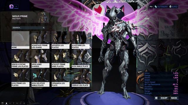 Warframe | Fashion Frame | Nidus Prime : Twisted Terror смотреть онлайн
