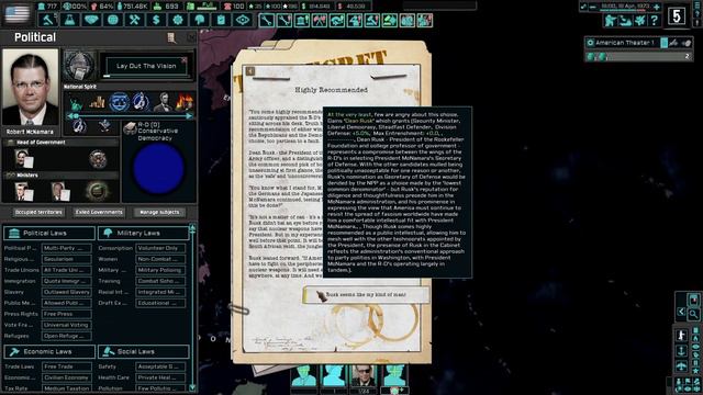 President Robert McNamara Sneak Peek! Hoi4 TNO: Last Days Of Europe смотреть онлайн