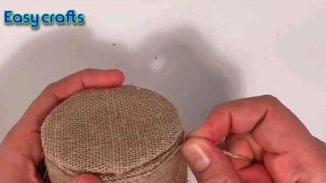 DIY Jute Rope Vase/ How To Make a Decorative Flower Vase With Jute & Pistachio Shells смотреть онлайн