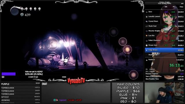 Hollow Knight True Ending NMG 1:09:45 [Former WR] смотреть онлайн