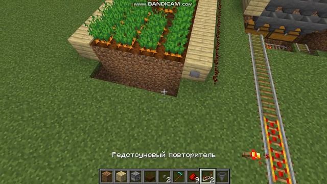 Авто-сбор соломы в майнкрафт. смотреть онлайн