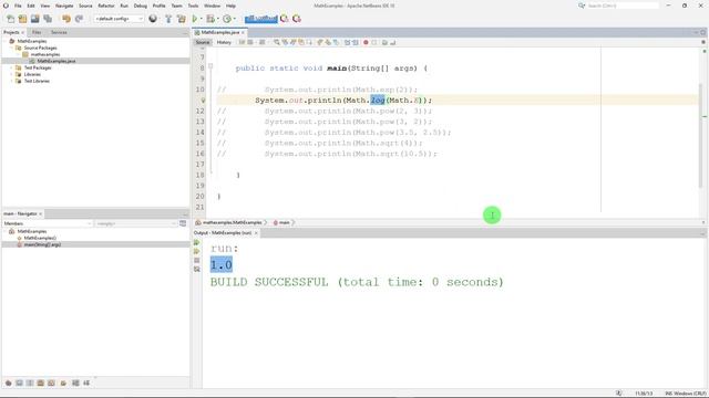 Java Math Exponents смотреть онлайн