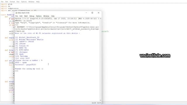 Cracking Wifi Password Using Python смотреть онлайн
