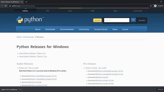 Installing Python Setup on Windows 10| Idle installation| Python on Windows 10| ProjectBlackBox| смотреть онлайн
