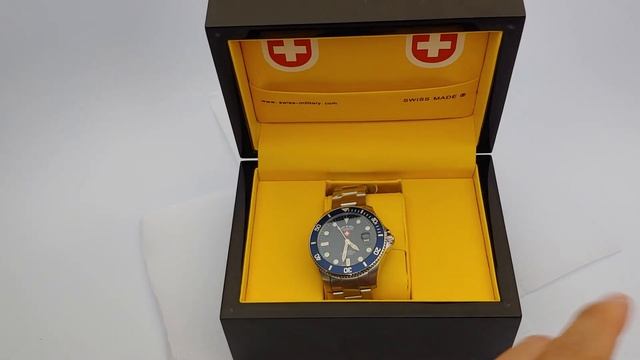 #myjomashop Swiss Military Invincible Automatic Blue Dial SWM3007 смотреть онлайн