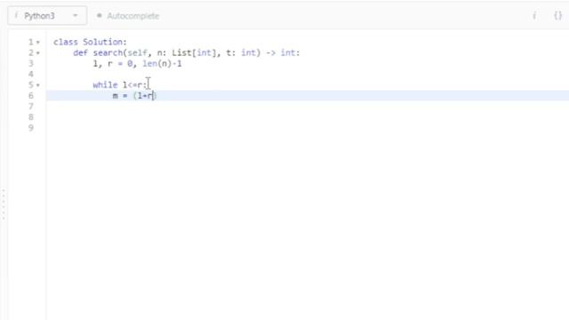 Search in Rotated Sorted Array - Leetcode 33 - Python смотреть онлайн