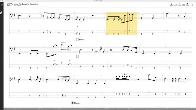 Lover, You Should've Come Over - Jeff Buckley (BASS COVER With Tab & Notation) смотреть онлайн