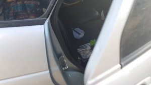 Регулировка задней двери приора.