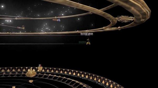 Temple of the Vedic Planetarium Cosmic Chandelier