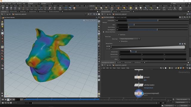 New in Houdini 18: SOPs Pyro Spread смотреть онлайн