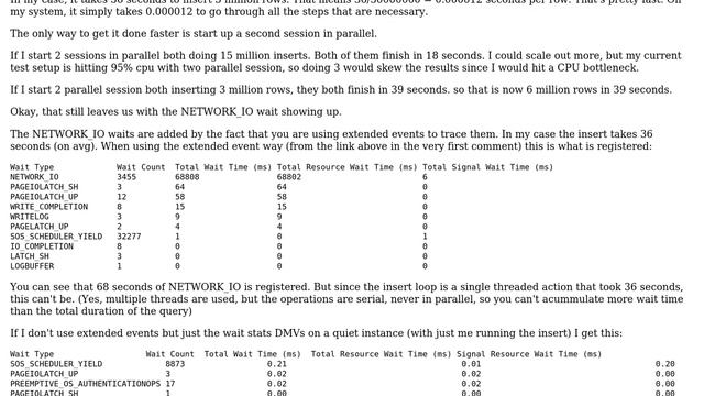 Databases: SQL: What is slowing down INSERTs if not CPU or IO? (5 Solutions!!) смотреть онлайн
