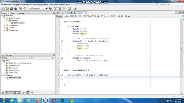 Java the complete Reference Ninth Edition (Chapter 6) Example (7) Parameterized Constructors смотреть онлайн