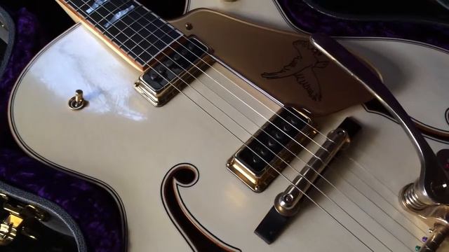 2006 Gretsch White Falcon G6136TCST Relic LTD. MasterBuilt Stephen Stern смотреть онлайн