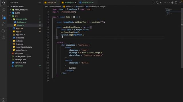 UTILIZA LOCAL STORAGE EN REACT JS - ALMACENAMIENTO LOCAL смотреть онлайн