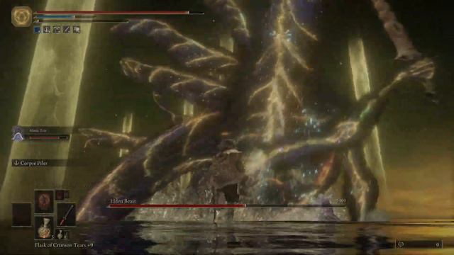 ELDEN RING Elden Beast vs Double Rivers of Blood Dex/ Arcane Build смотреть онлайн