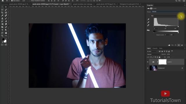 Histogram | Levels | Adjustment Layers | Class 18 | Photoshop Training смотреть онлайн