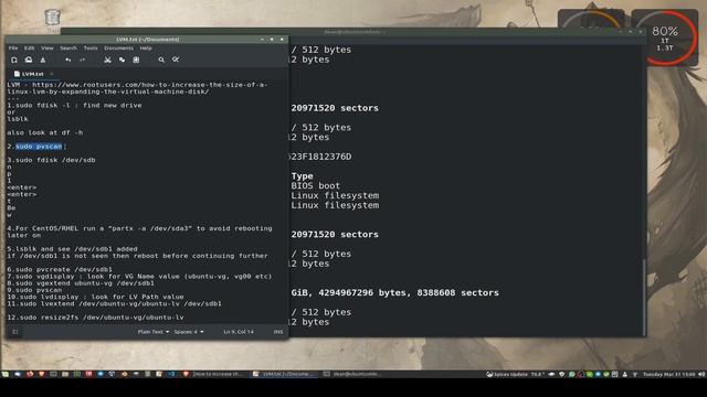 Resize your Linux root '/' mount with LVM смотреть онлайн