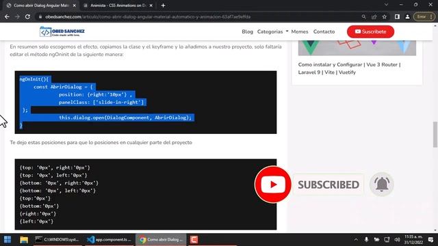 Como mostrar Dialog, Angular Material Automatico + Animacion Css смотреть онлайн