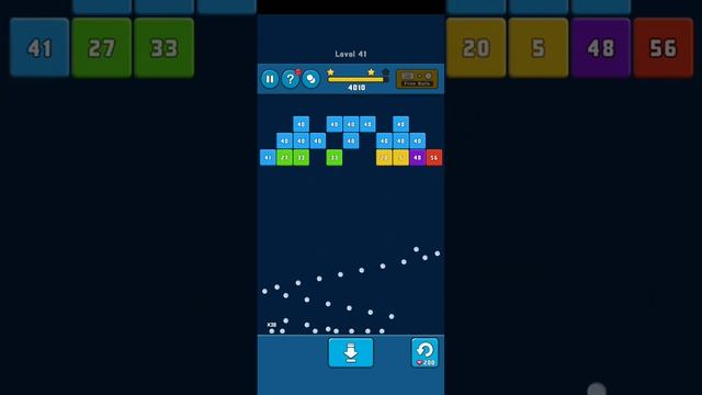 BRICKS VS BALLS BREAKER PLAY GAMES ???? LEVEL-41 #t #games смотреть онлайн