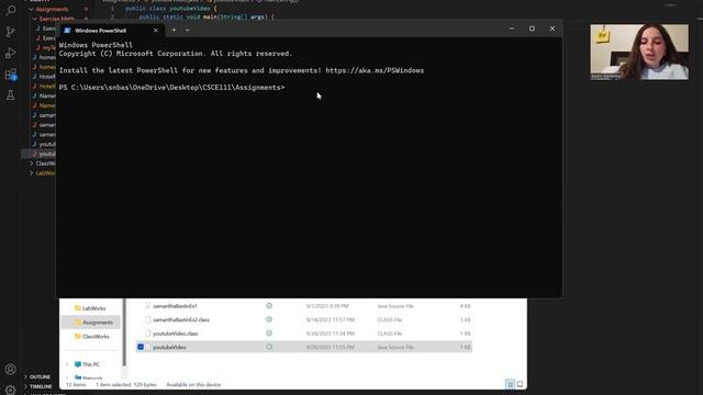 How to Create a file, save, compile, and run it using Java and Powershell смотреть онлайн