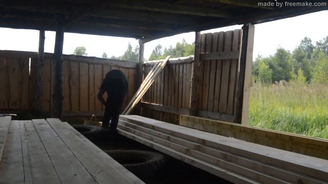 Антисептирование досок медным купоросом//часть 2 смотреть онлайн