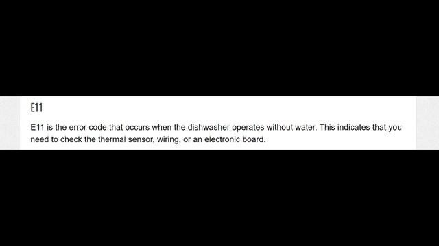 siemens diswasher error code e11 | what mean siemens dishwasher error code e11 смотреть онлайн