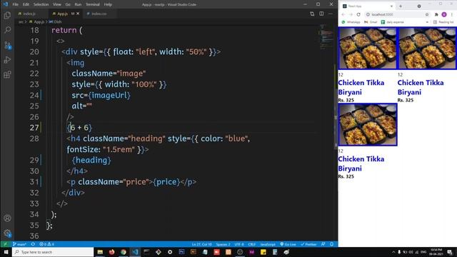 How to use JavaScript in JSX | JavaScript in React JS смотреть онлайн