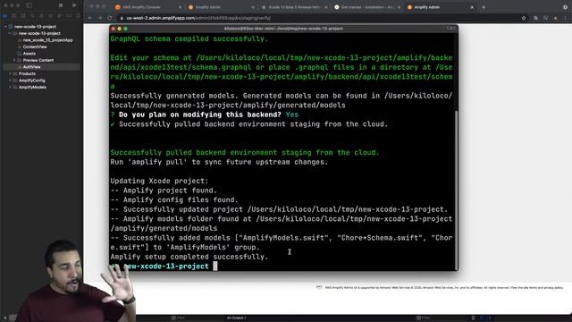 Getting Started with AWS Amplify and Xcode 13 (beta) смотреть онлайн