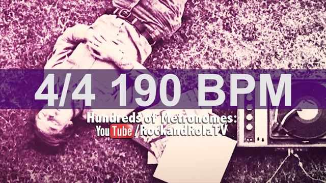 🔴 190 BPM Modern 80s Maya Metronome смотреть онлайн