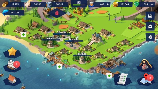 Прохождение Seaport морская стратегия 50+lvl