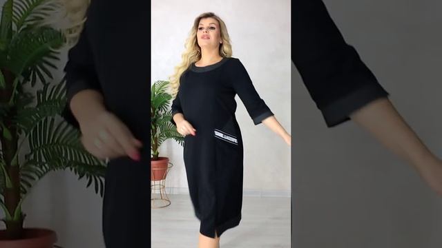 CandyClo - платья оптом из Киргизии; Дордой, 5 проход, конт. 503. Платье "Аня" (чёрный) смотреть онлайн