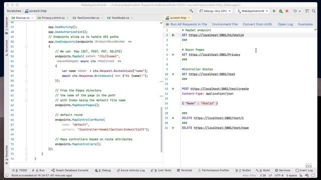 Basics of ASP.NET Core with Rider смотреть онлайн