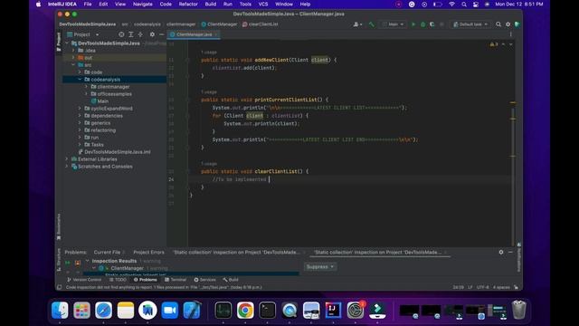 Code Analysis series in IntelliJ: The problem with static collections (Java) смотреть онлайн