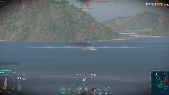 World Of Warships - Molotov cruiser - 9th navigation - Soviet Union - No commentary смотреть онлайн