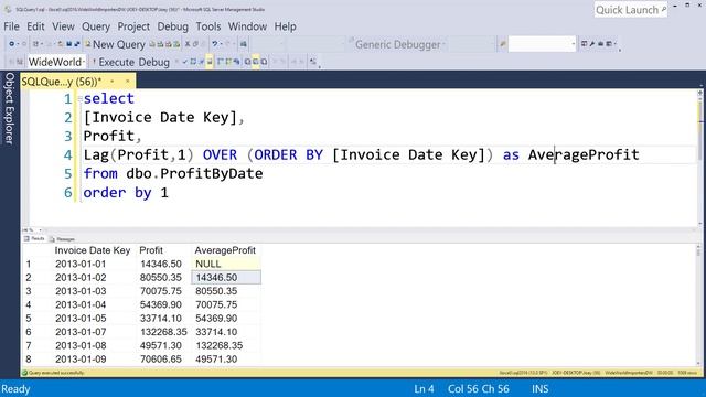 Prior Day Profit using the Lag Function - SQL Training Online - Quick Tips Ep52 смотреть онлайн