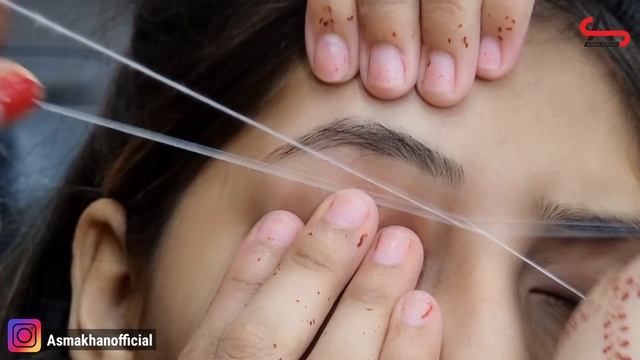 Eyebrow Threading Tutorial for Beginners || Learn how to Thread Eyebrows like a Pro!! смотреть онлайн