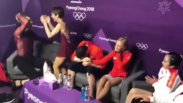 Aljona Savchenko and Bruno Massot - Winning Gold Pyeongchang 2018 Olympics - Reaction смотреть онлайн