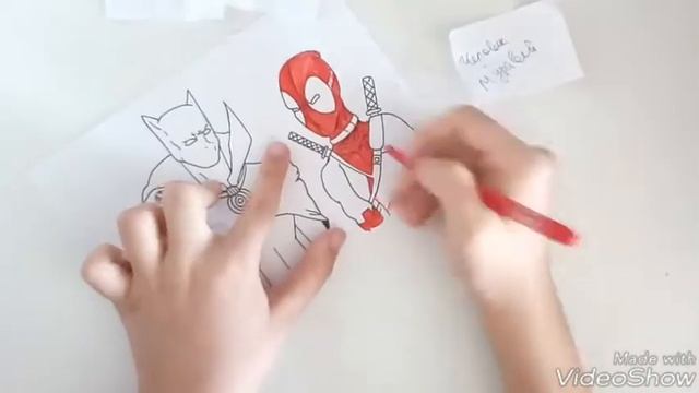 РИСУЮ СУПЕРГЕРОЕВ МАРВЕЛ vol.2||Дэдпул, Черная Пантера и Человек-муравей|| melis смотреть онлайн