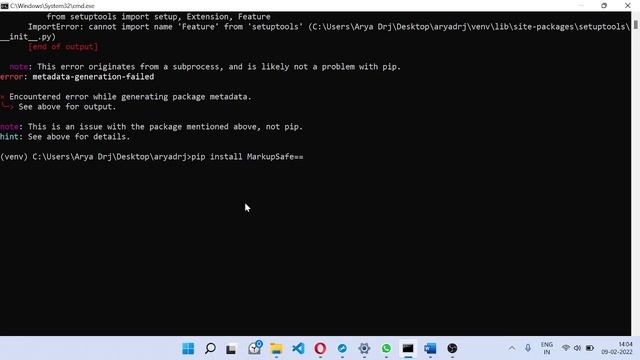 MarkupSafe | subprocess-exited-with-error | No matching distribution found | Python | Aryadrj | IT смотреть онлайн