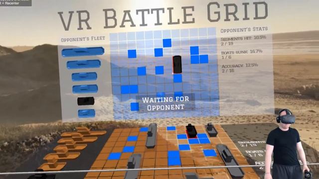Battleships Vr | Vr Battle Grid (HTC-VIVE-VR-Gameplay) [Part 1] смотреть онлайн