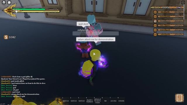 GOD MODE GLITCH IN YBA смотреть онлайн