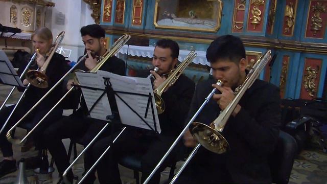 Johann Sebastian Bach - Brandenburg Concerto N°3 (70 brass players) смотреть онлайн