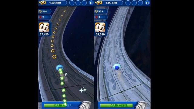 Sonic Dash VS Sonic Dash Android iPad/iOS Gameplay HD смотреть онлайн