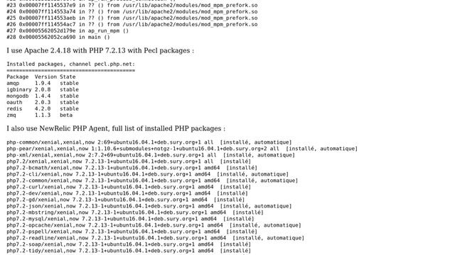 DevOps & SysAdmins: PHP upgrade 5.6 to 7.2 result in segfault смотреть онлайн