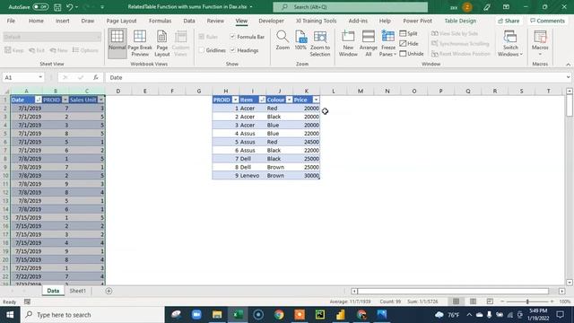 RELATEDTABLE Function in Dax by Datalytics LAB | Power BI Bangla | Dax Bangla смотреть онлайн