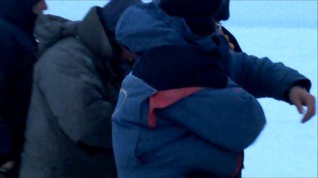 Зимняя рыбалка в Белом Яре 2017 г. Ульяновск. смотреть онлайн