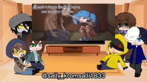 Реакция крипипасты на Салли фейс tik tok 2/2