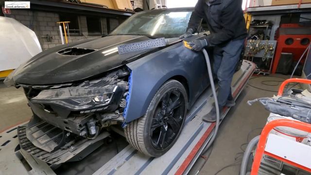 Camaro SS Body Repair/ Кузовной ремонт Камаро/ Naprawa Powypadkowa Chevrolet Camaro. Test IONSTAR