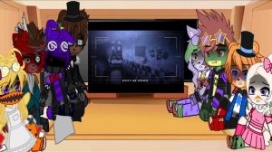 [Реакция Олд аниматроников и Глэмрок]на Клип “Die in a fire”